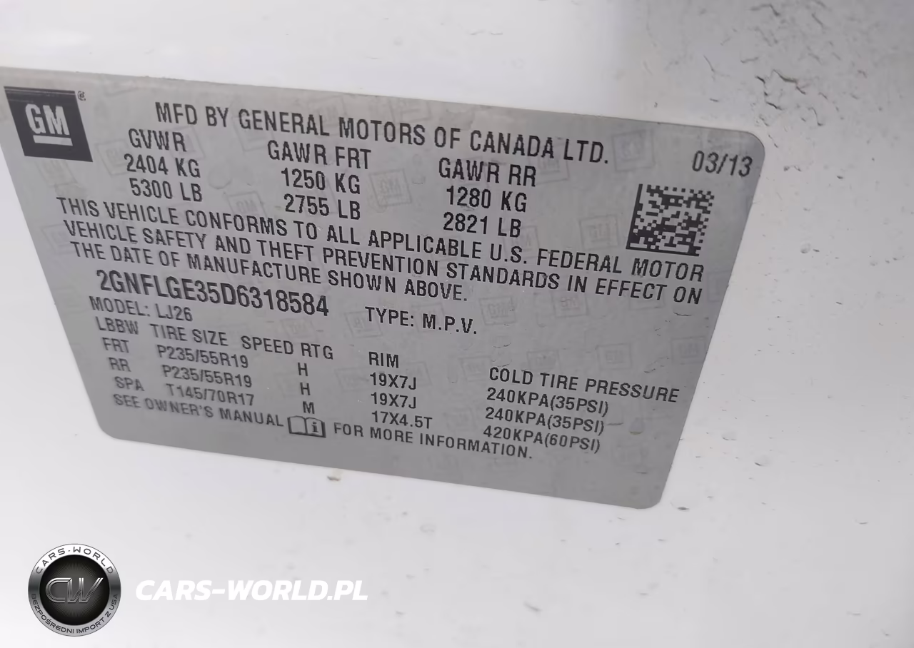 2013 Chevrolet Equinox Ltz VIN:2GNFLGE35D6318584 - 9
