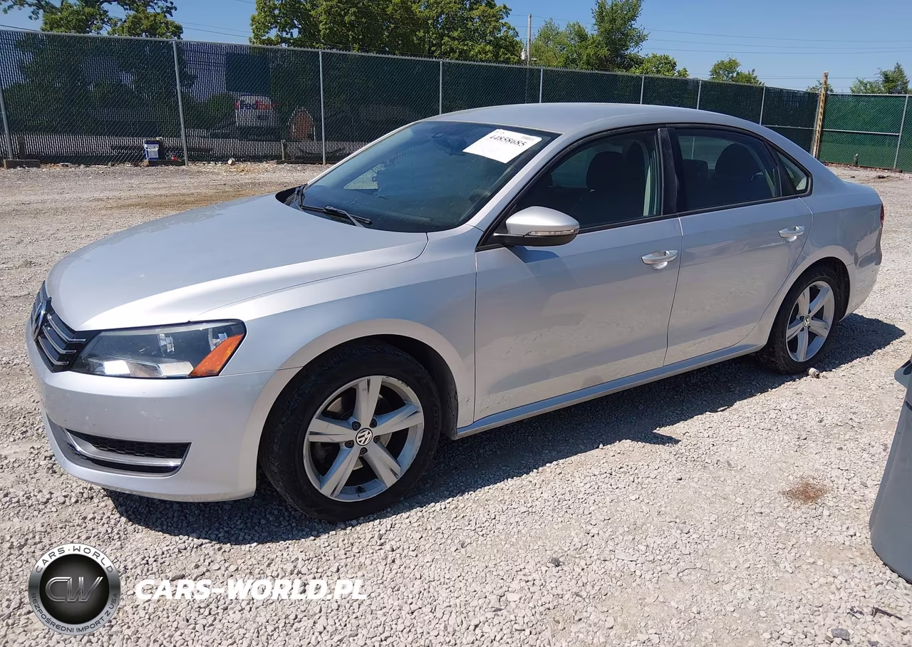 2012 Volkswagen Passat 2.5L S VIN:1VWAP7A31CC058989 - 2