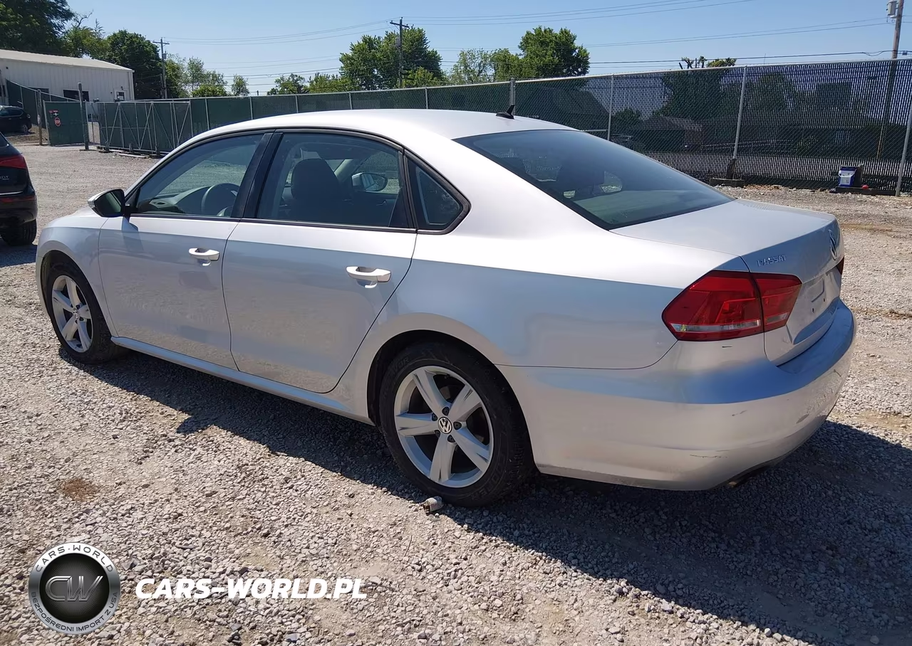 2012 Volkswagen Passat 2.5L S VIN:1VWAP7A31CC058989 - 3