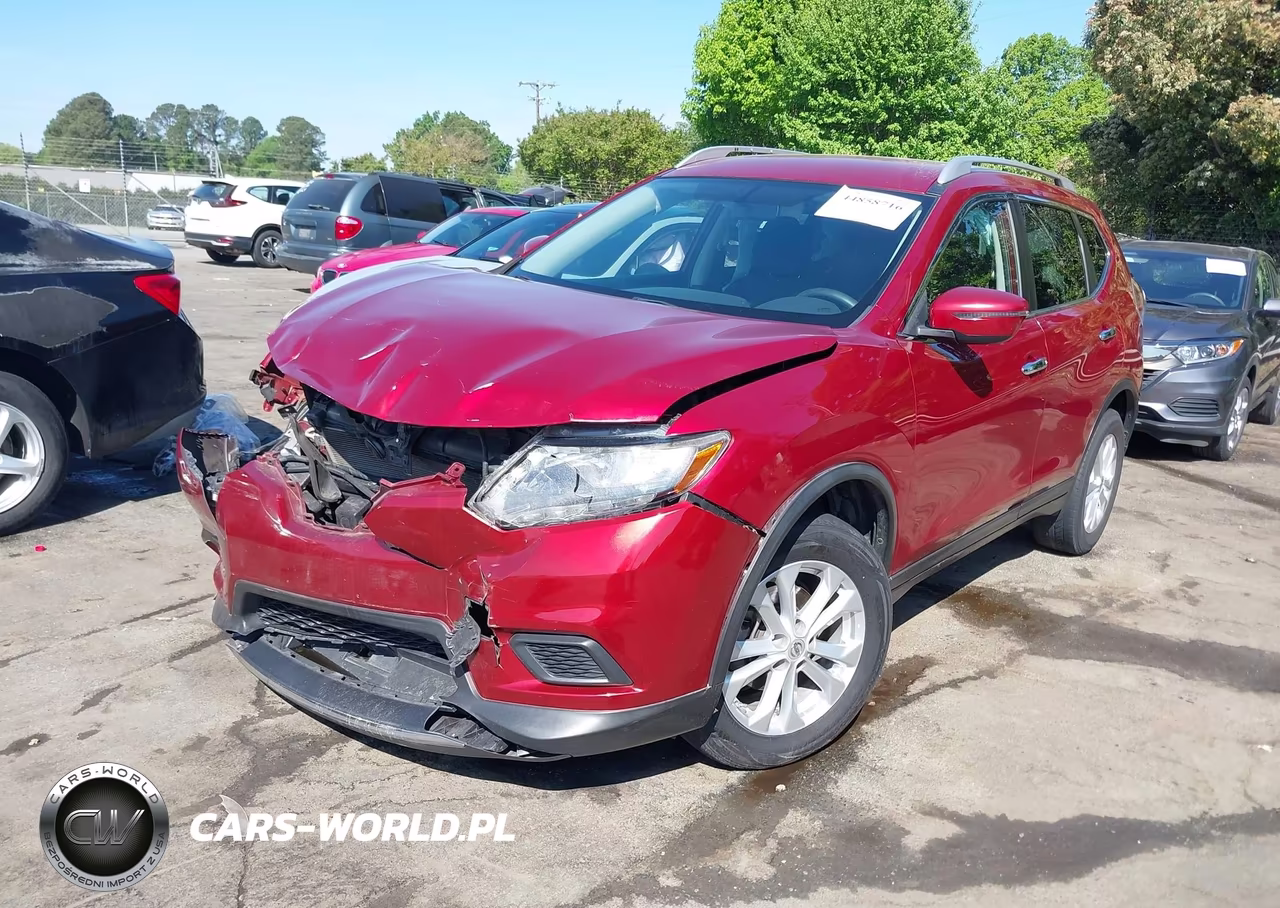 2016 Nissan Rogue Sv VIN:KNMAT2MV1GP600475 - 2