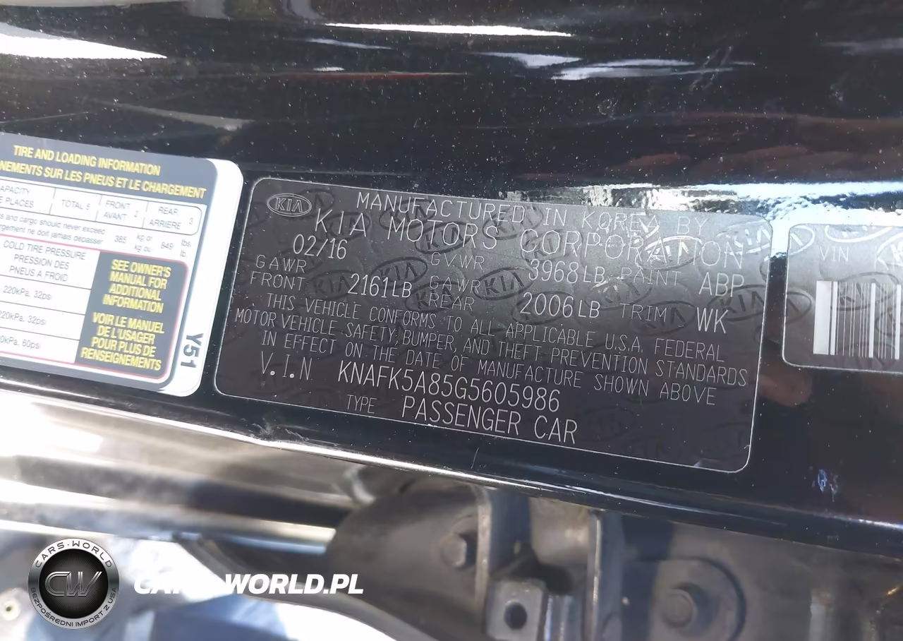 2016 Kia Forte Lx VIN:KNAFK5A85G5605986 - 9