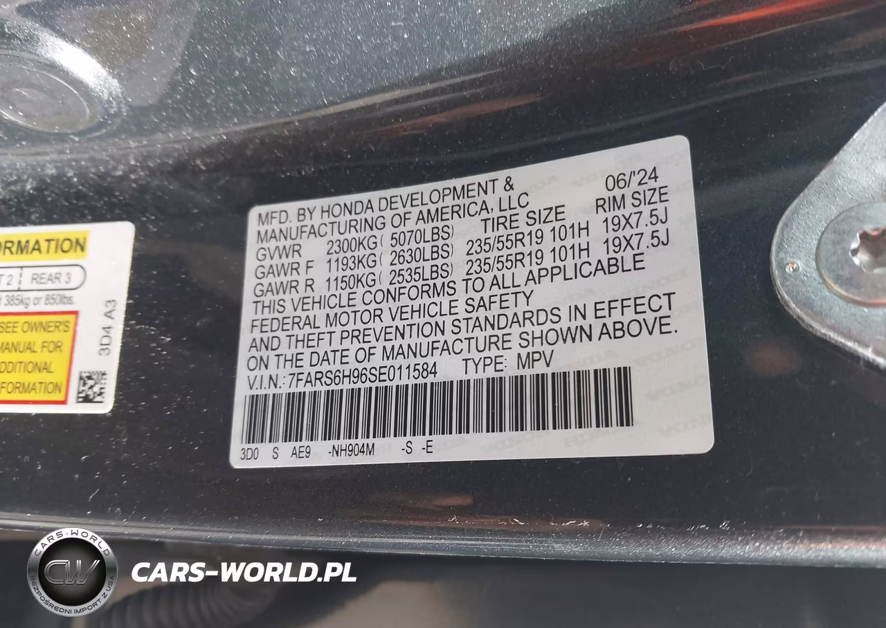 2025 Honda Cr-V Hybrid Sport Touring VIN:7FARS6H96SE011584 - 9
