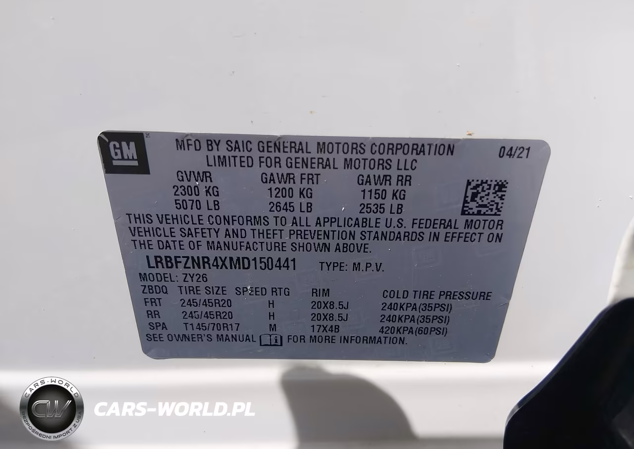 2021 Buick Envision Fwd Essence VIN:LRBFZNR4XMD150441 - 9