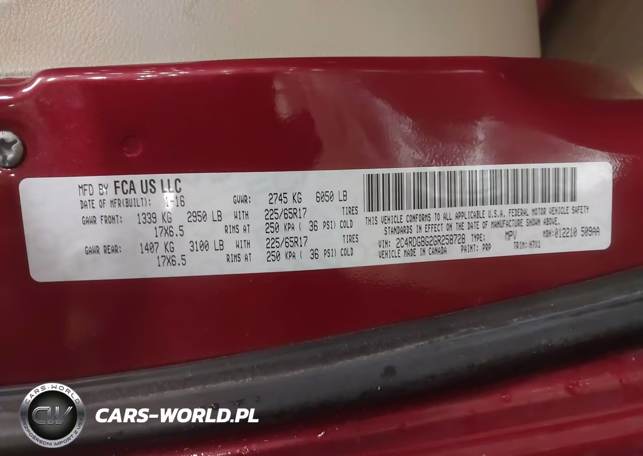2016 Dodge Grand Caravan Se VIN:2C4RDGBG2GR258728 - 9