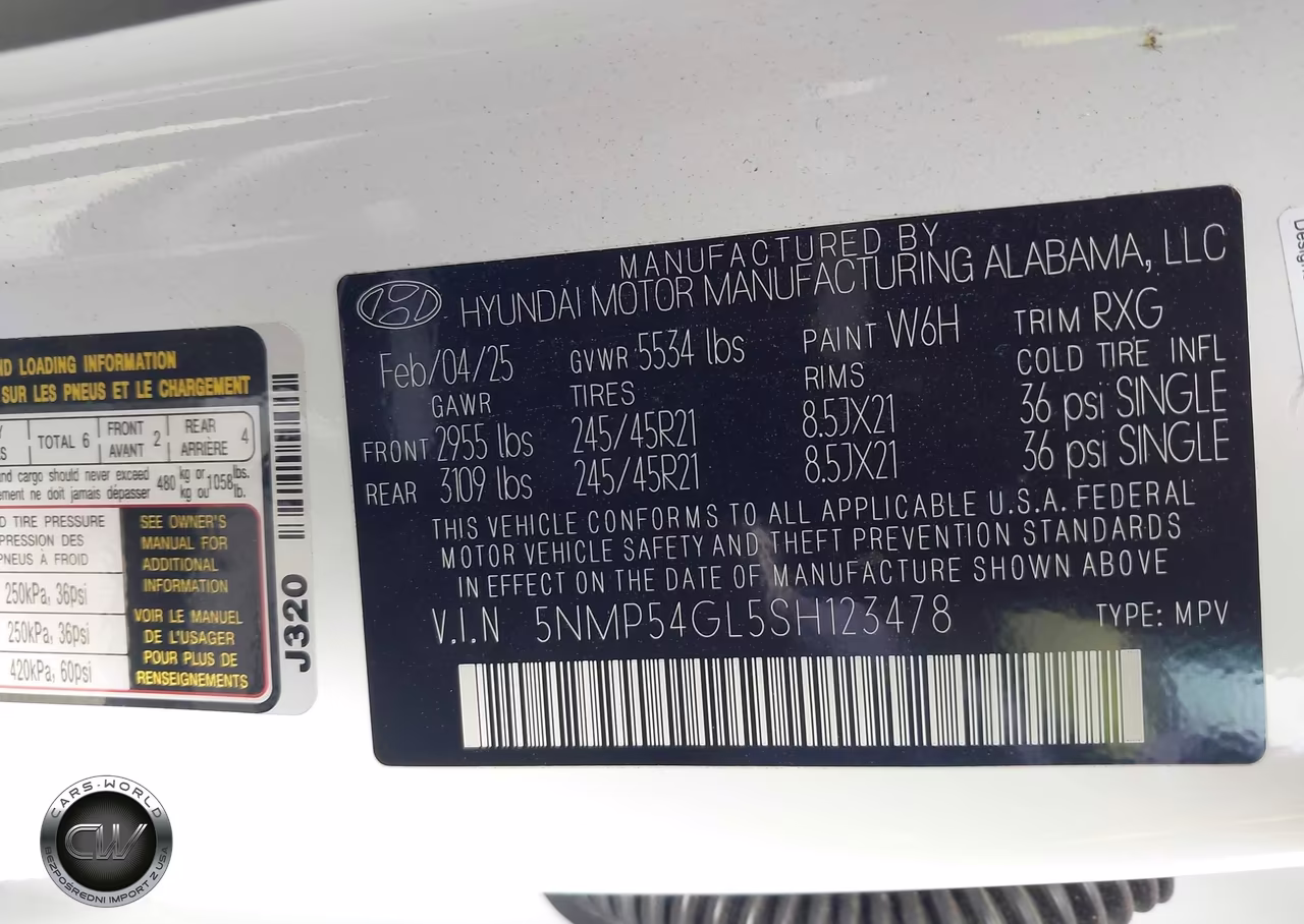 2025 Hyundai Santa Fe Calligraphy VIN:5NMP54GL5SH123478 - 9