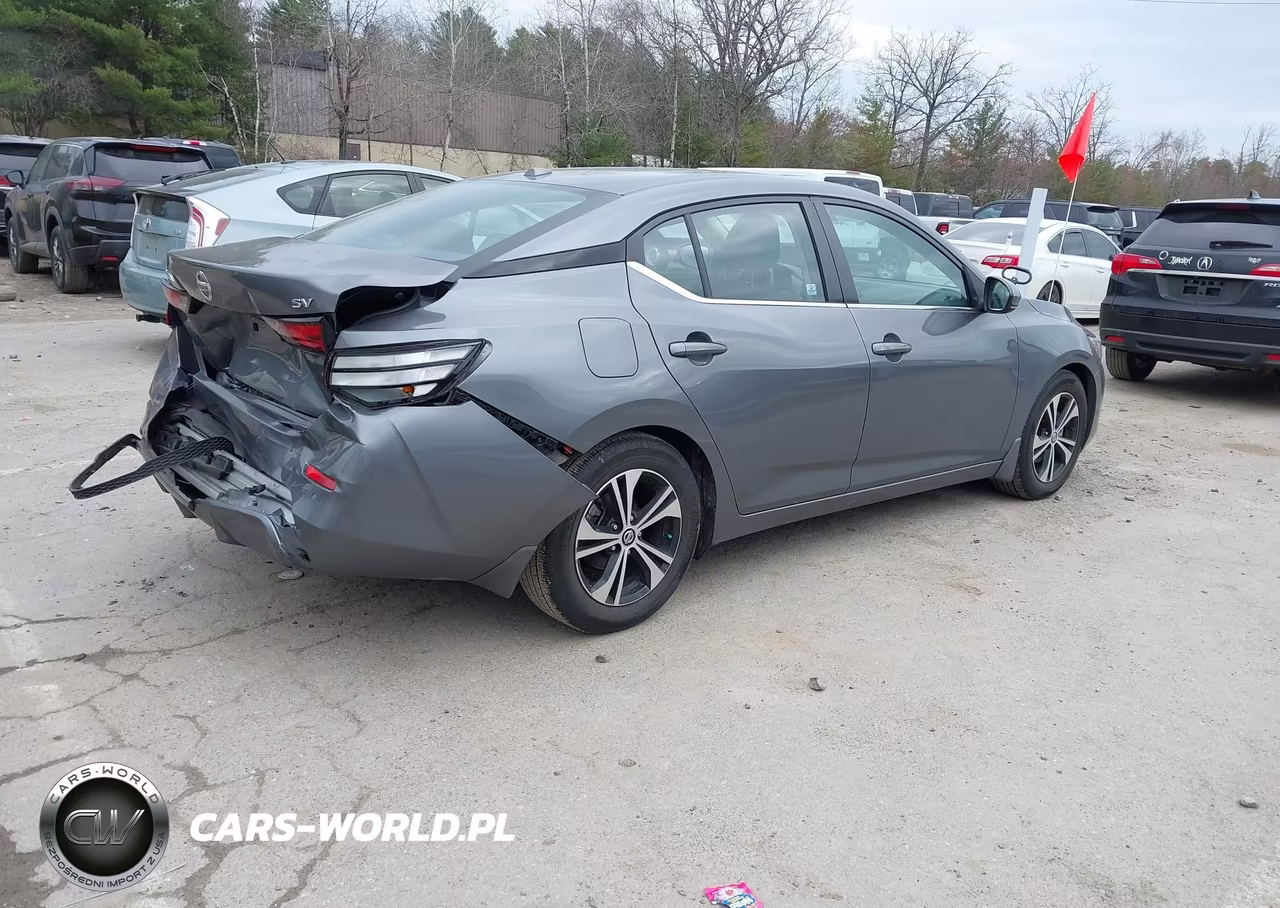2020 Nissan Sentra Sv Xtronic Cvt VIN:3N1AB8CVXLY296968 - 4