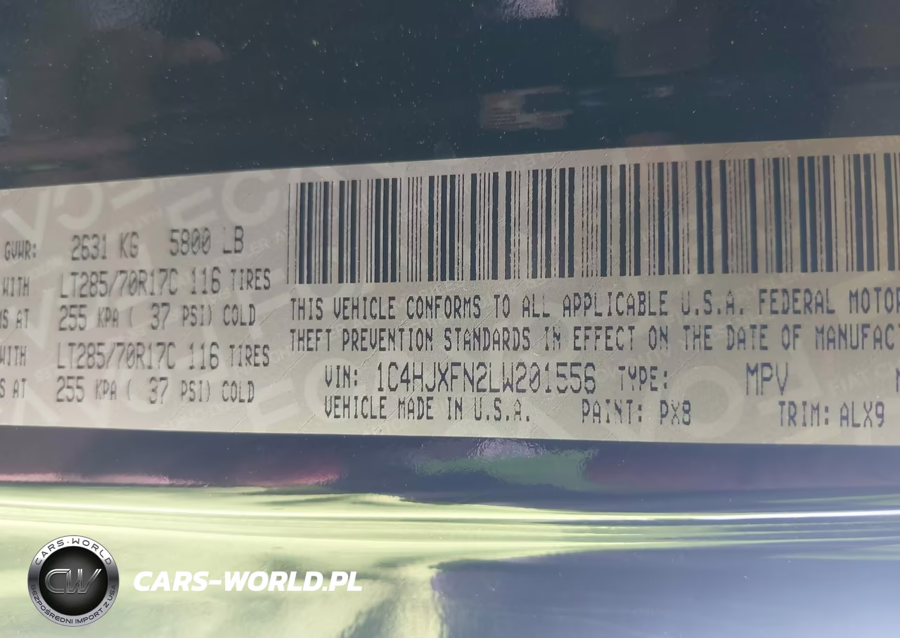 2020 Jeep Wrangler Unlimited Rubicon 4X4 VIN:1C4HJXFN2LW201556 - 9