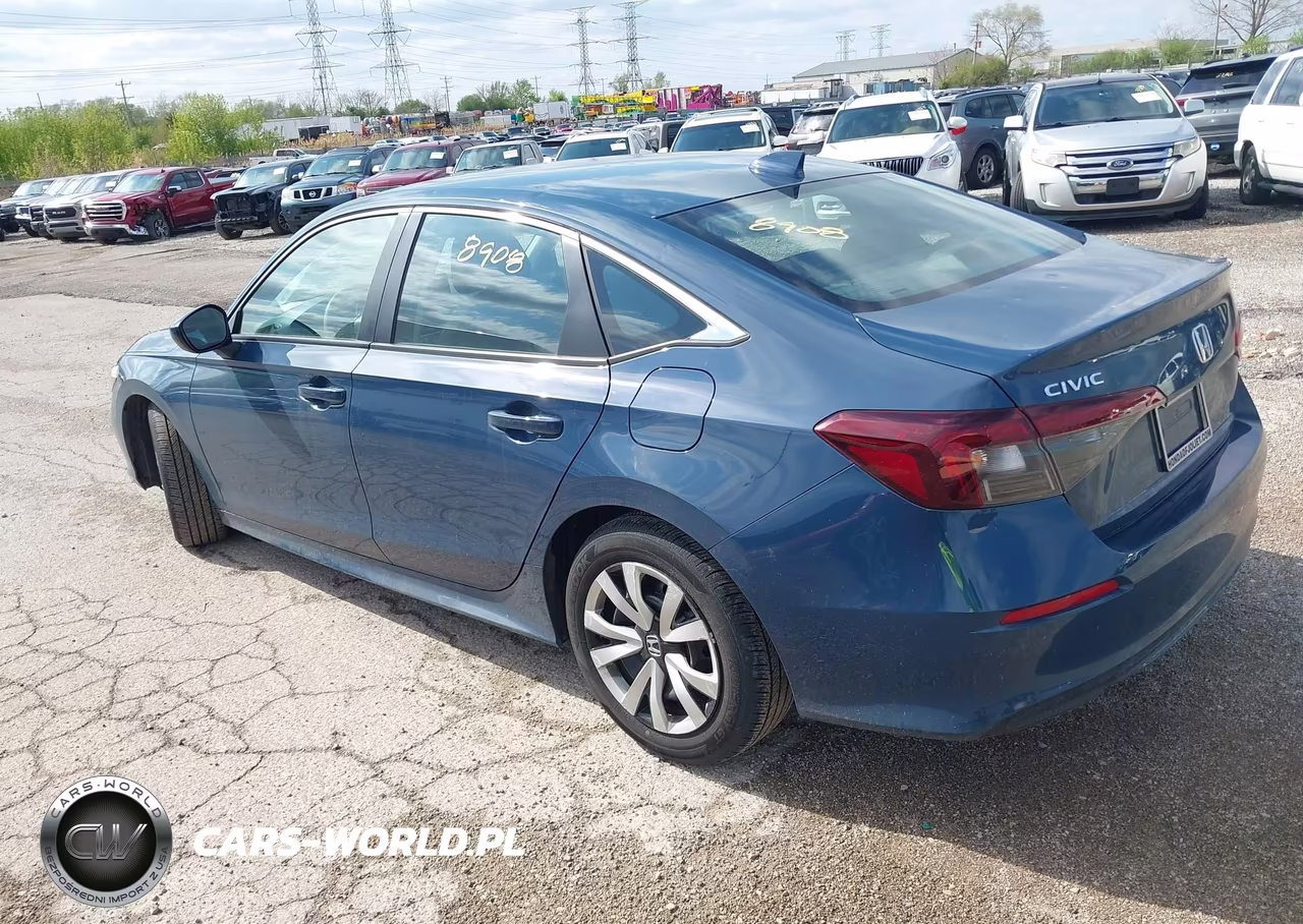 2025 Honda Civic Lx VIN:2HGFE2F21SH547360 - 3