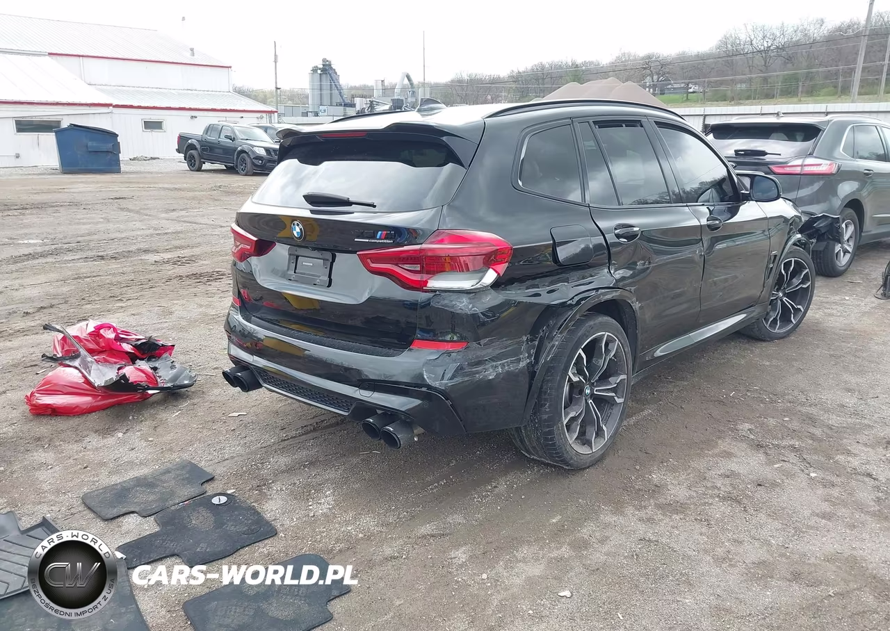 2021 BMW X3 M VIN:5YMTS0C09M9G61136 - 4