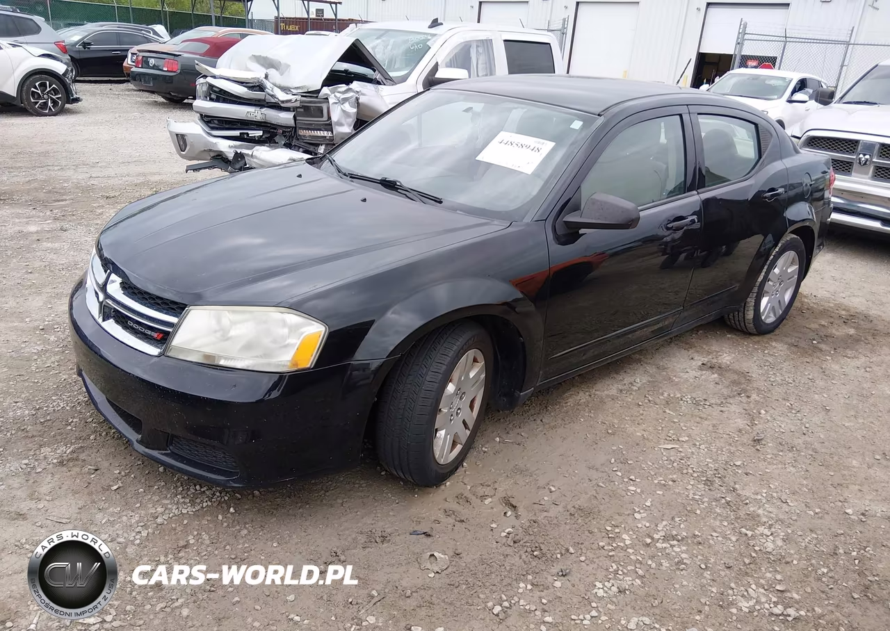 2012 Dodge Avenger Se VIN:1C3CDZAG9CN258966 - 2
