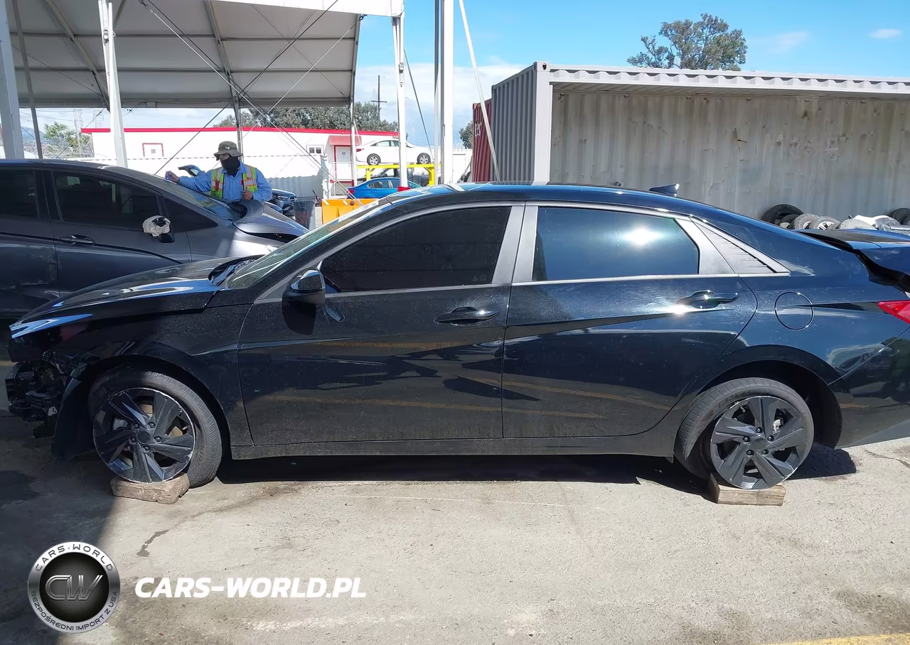 2023 Hyundai Elantra Hybrid Blue VIN:KMHLM4AJ8PU086723 - 13