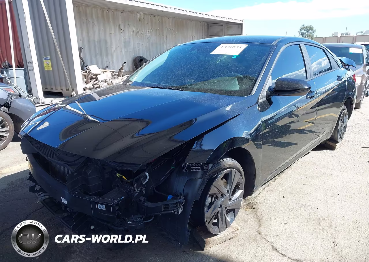 2023 Hyundai Elantra Hybrid Blue VIN:KMHLM4AJ8PU086723 - 2