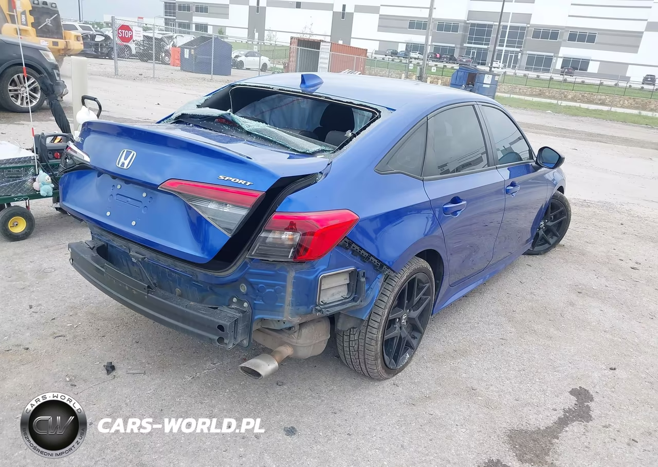2022 Honda Civic Sport VIN:2HGFE2F55NH564127 - 4