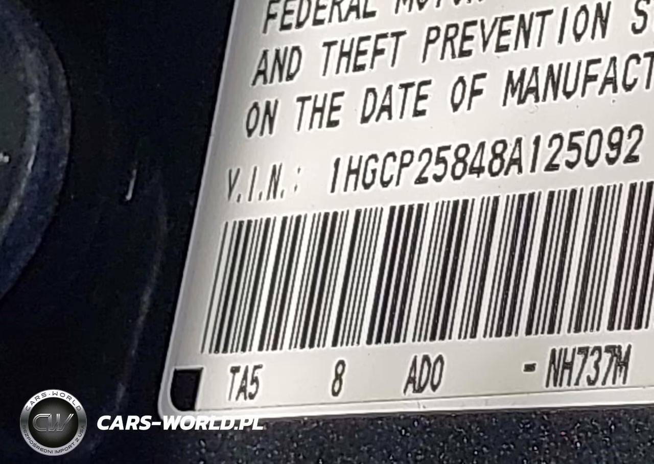 2008 Honda Accord 2.4 Ex-L VIN:1HGCP25848A125092 - 9
