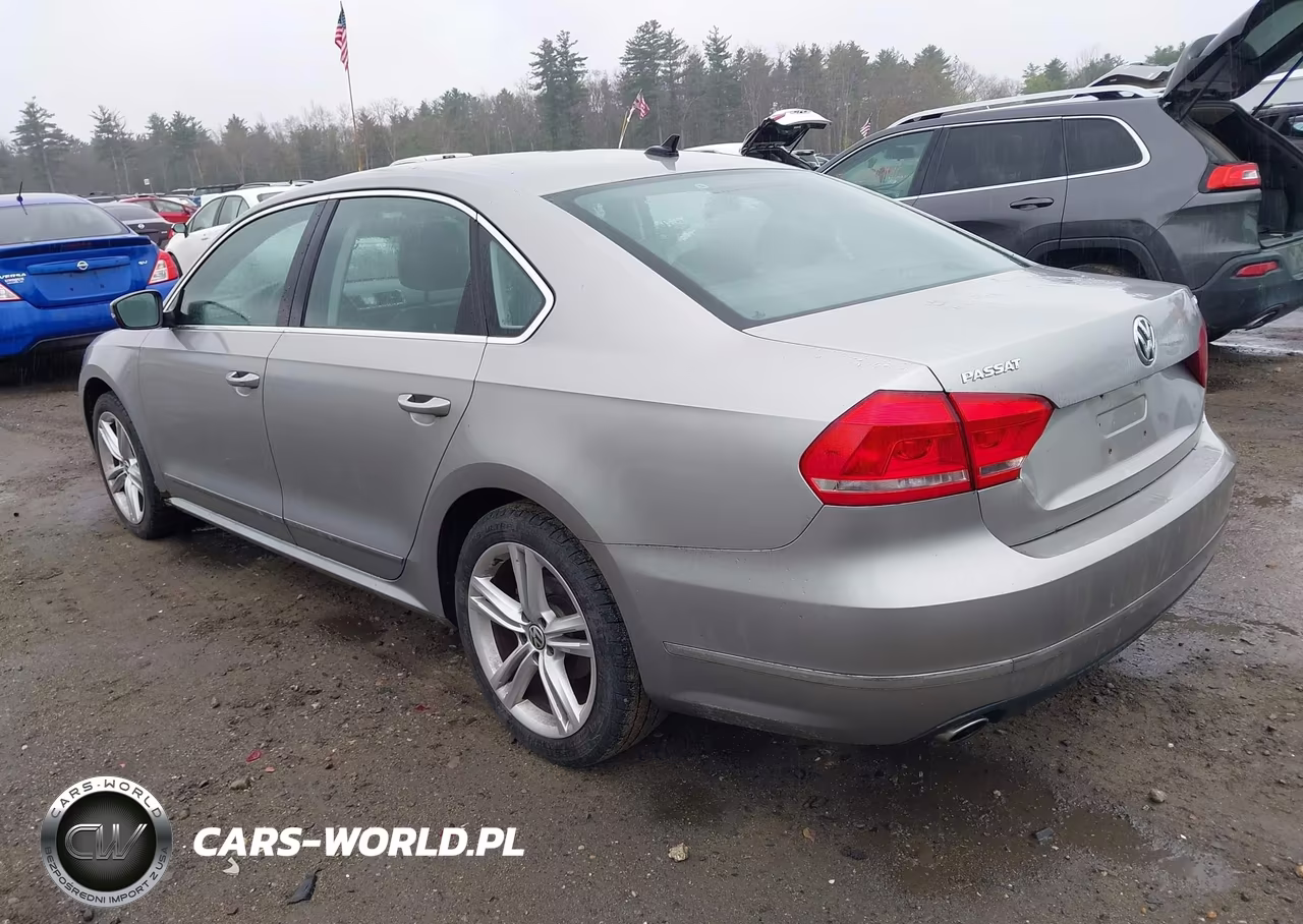 2014 Volkswagen Passat 2.0L Tdi Se VIN:1VWBN7A35EC042470 - 3