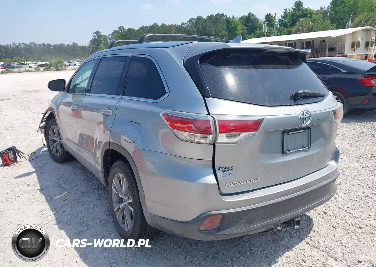 2014 Toyota Highlander Xle V6 VIN:5TDKKRFH0ES025635 - 3