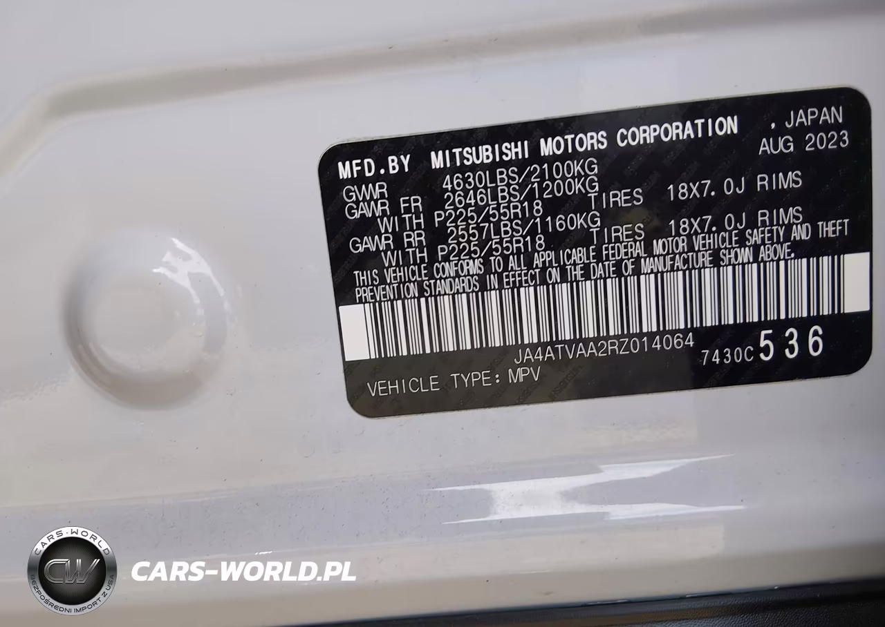 2024 Mitsubishi Eclipse Cross Le S-Awc VIN:JA4ATVAA2RZ014064 - 9