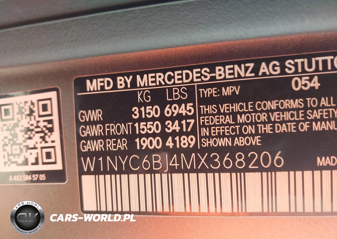 2021 Mercedes-Benz G 550 Suv VIN:W1NYC6BJ4MX368206 - 9
