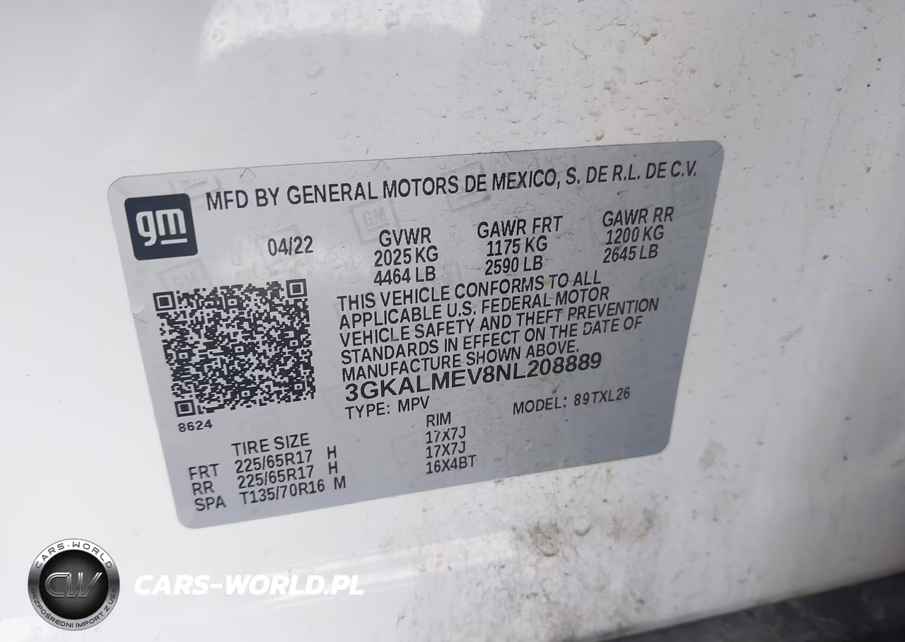 2022 GMC Terrain Fwd Sle VIN:3GKALMEV8NL208889 - 9