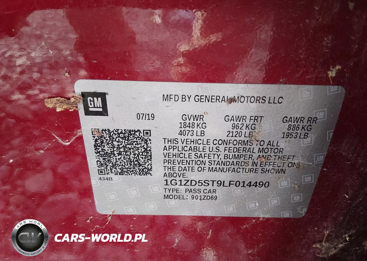 2020 Chevrolet Malibu Fwd Lt VIN:1G1ZD5ST9LF014490 - 9