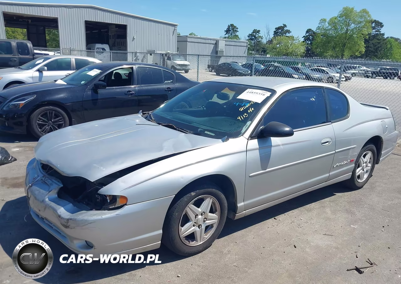 2000 Chevrolet Monte Carlo Ss VIN:2G1WX12K4Y9226045 - 2
