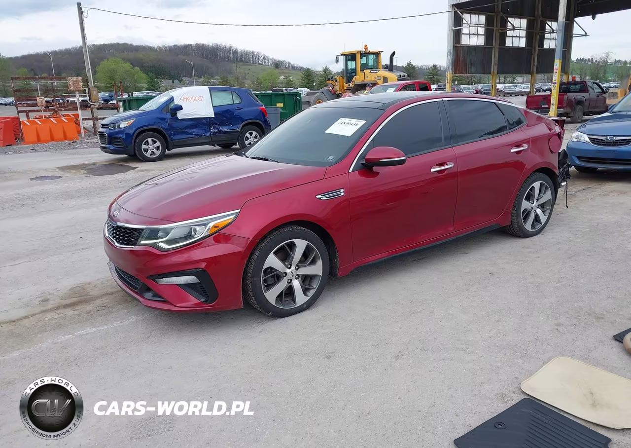 2019 Kia Optima S VIN:5XXGT4L37KG306553 - 2