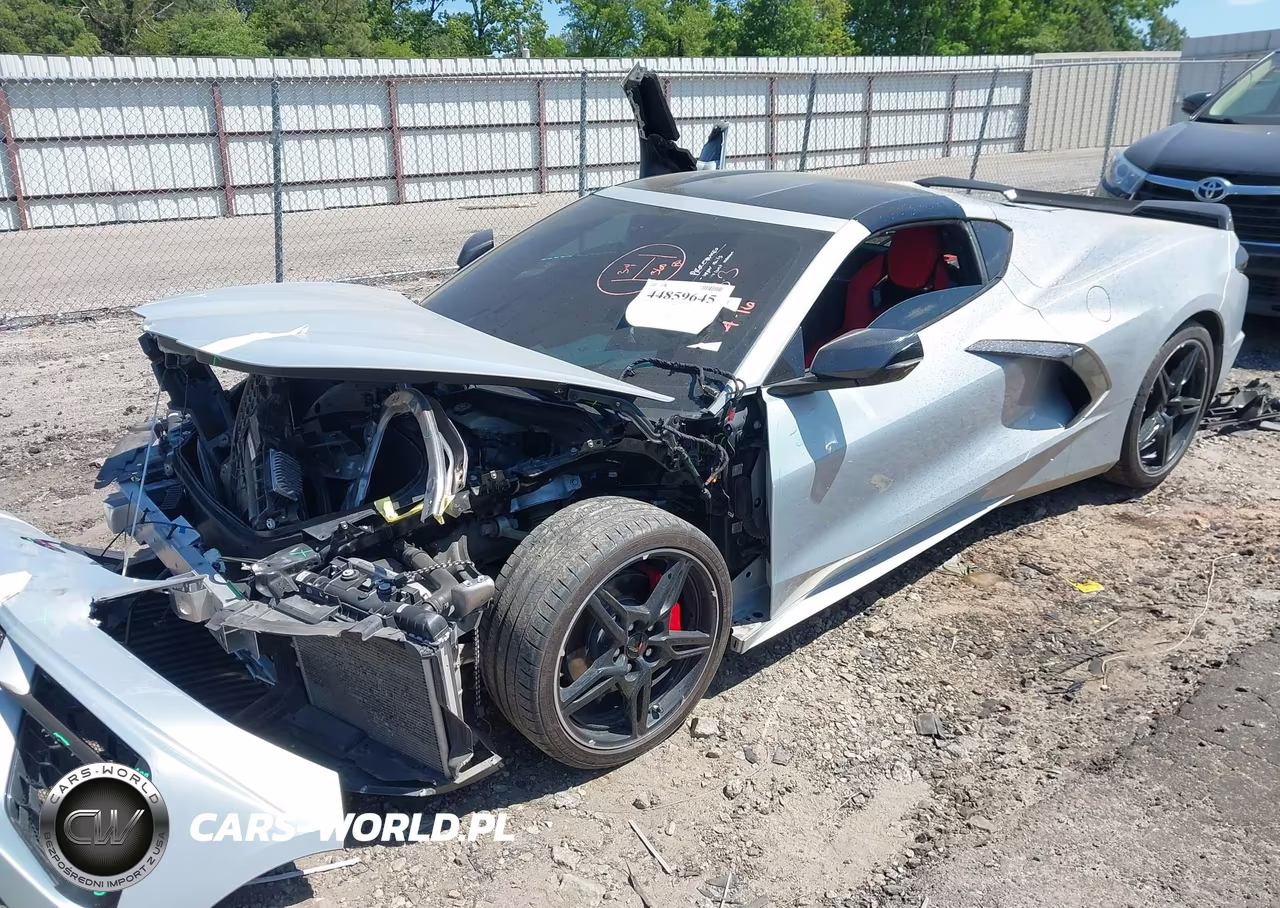 2021 Chevrolet Corvette Stingray Rwd 2Lt VIN:1G1YB2D4XM5104681 - 2