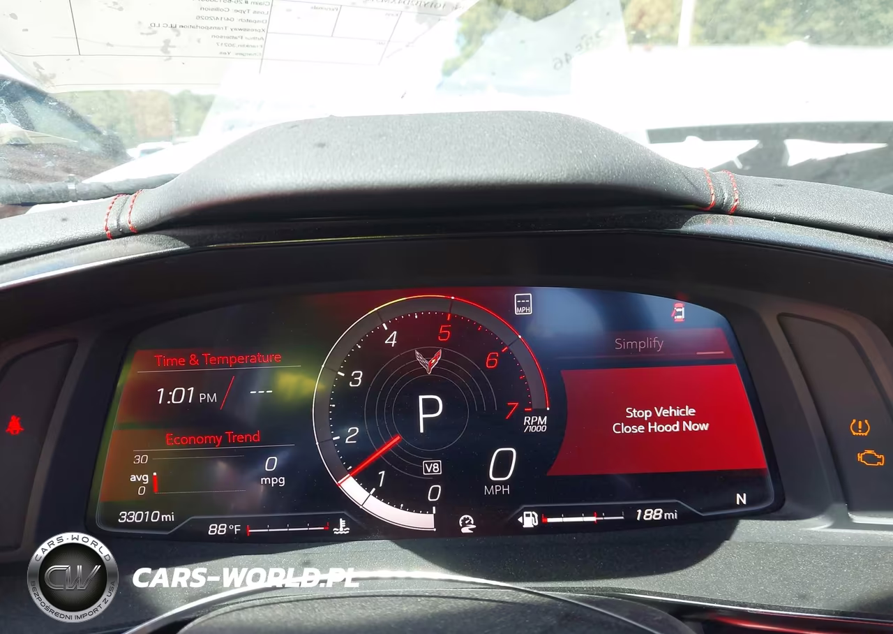2021 Chevrolet Corvette Stingray Rwd 2Lt VIN:1G1YB2D4XM5104681 - 7