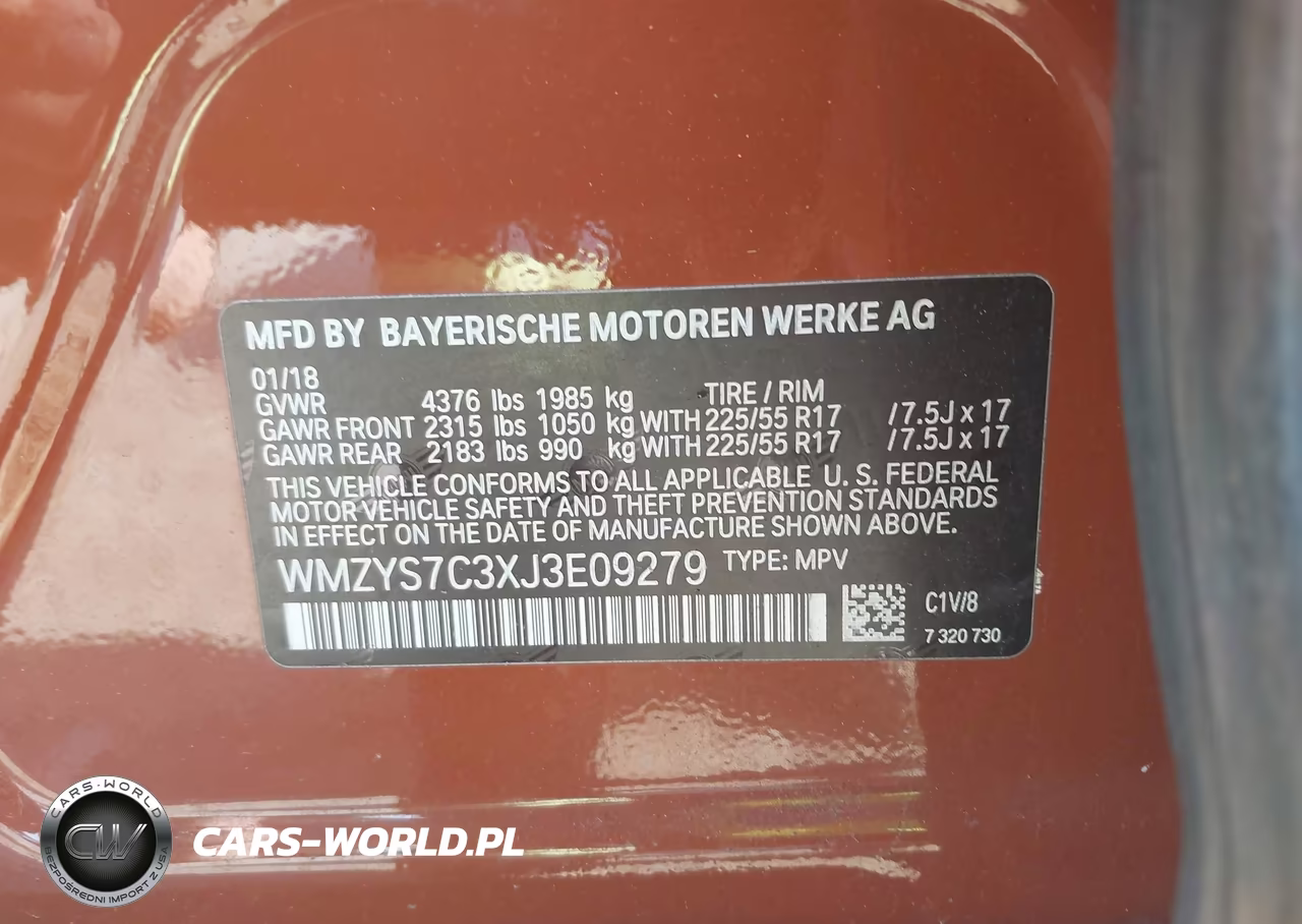 2018 Mini Countryman Cooper VIN:WMZYS7C3XJ3E09279 - 9