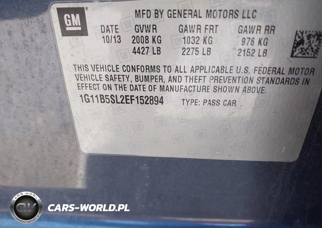 2014 Chevrolet Malibu 1Ls VIN:1G11B5SL2EF152894 - 9