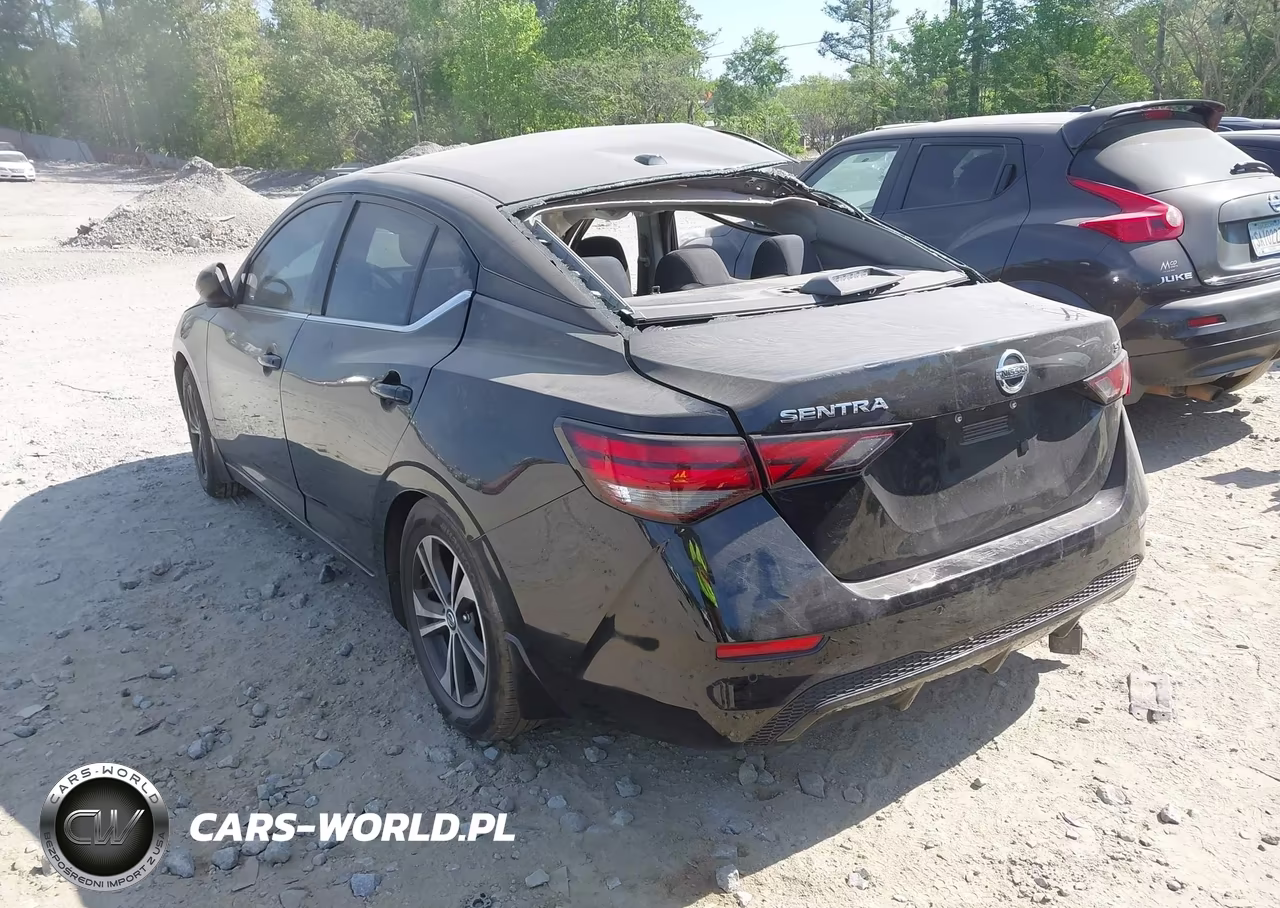 2022 Nissan Sentra Sv Xtronic Cvt VIN:3N1AB8CV4NY299321 - 3