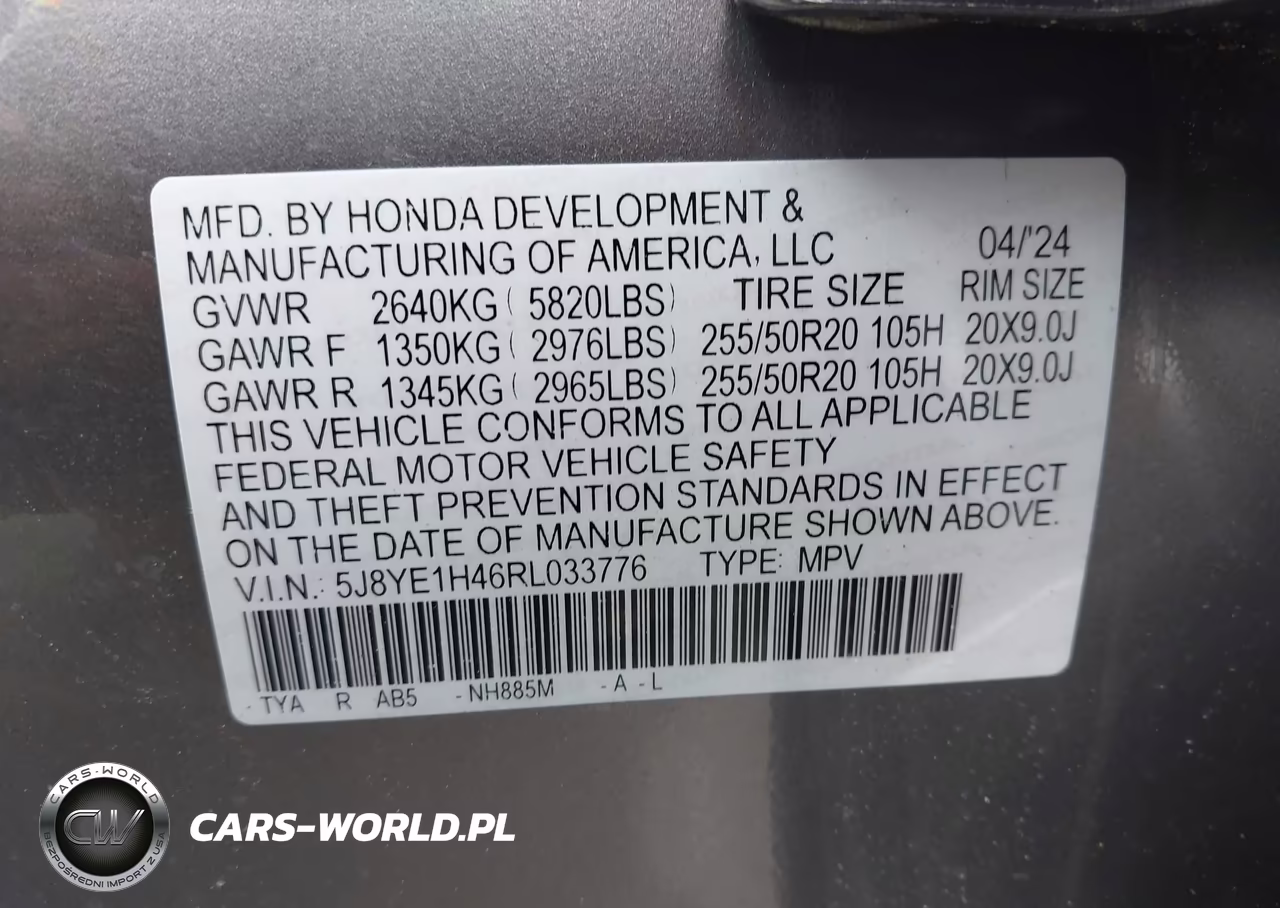 2024 Acura Mdx Technology Package VIN:5J8YE1H46RL033776 - 9