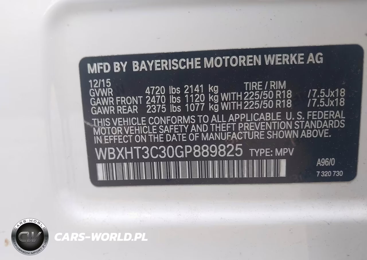 2016 BMW X1 xDrive28I VIN:WBXHT3C30GP889825 - 9
