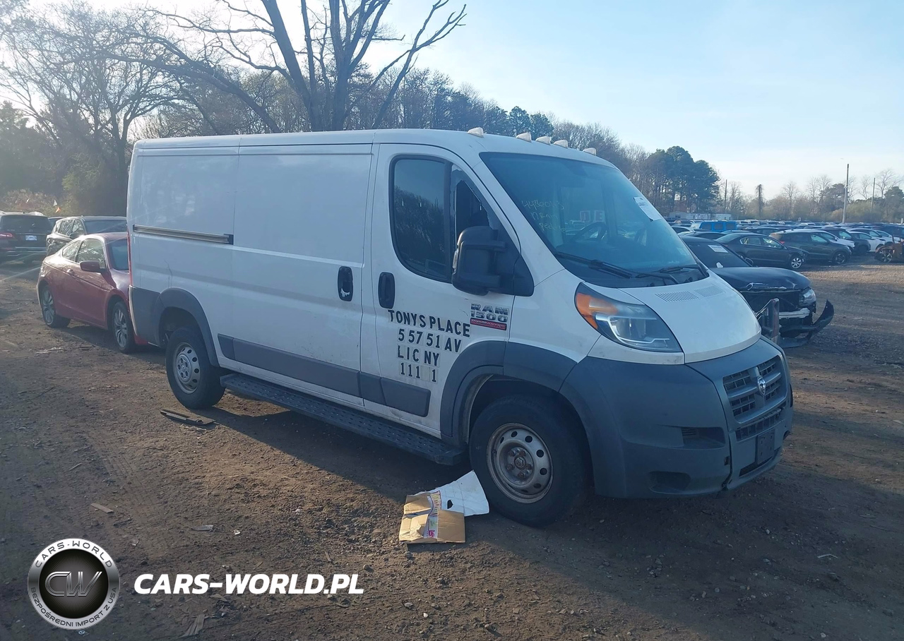 2017 Ram Promaster 1500 Low Roof 136 Wb