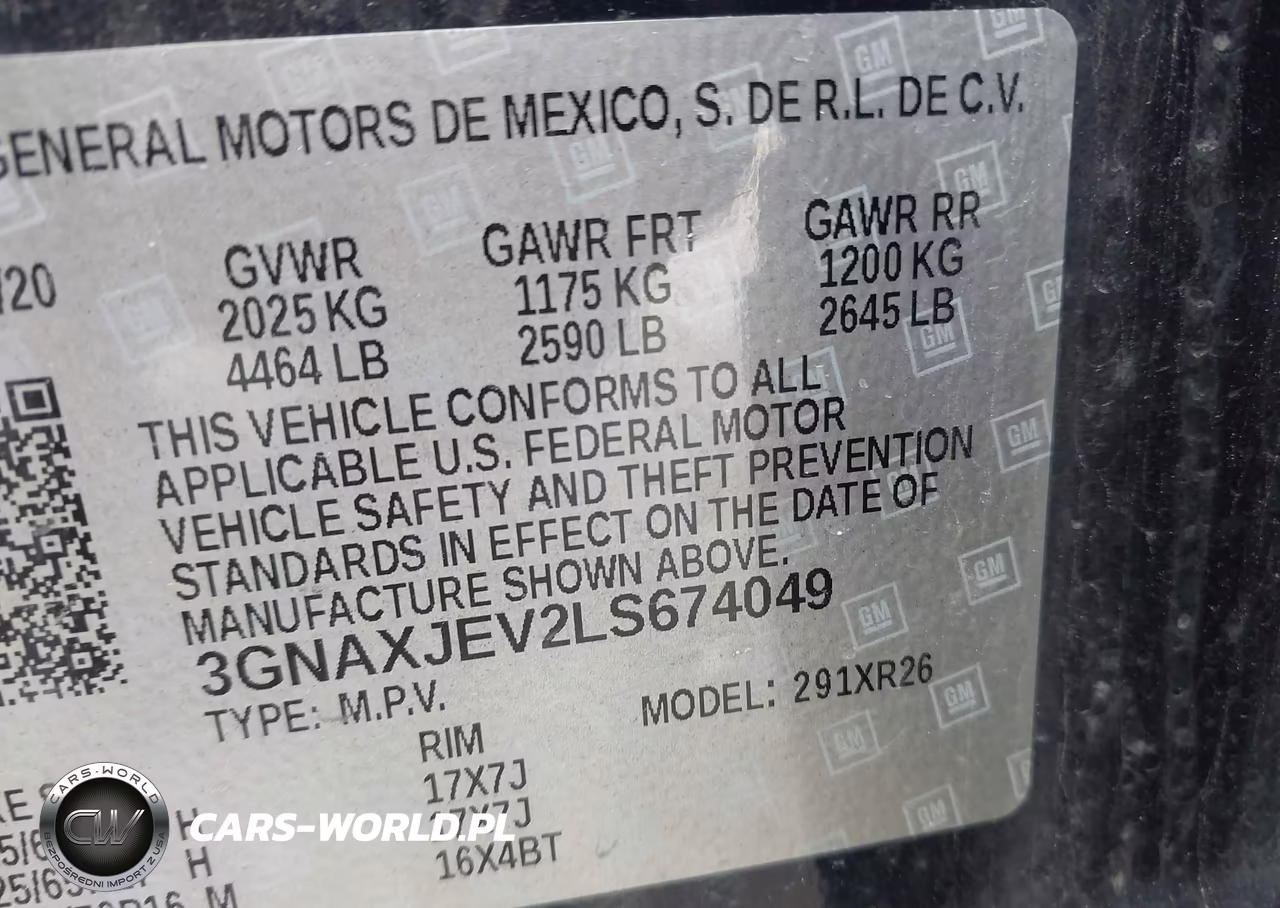 2020 Chevrolet Equinox Fwd 2Fl VIN:3GNAXJEV2LS674049 - 9