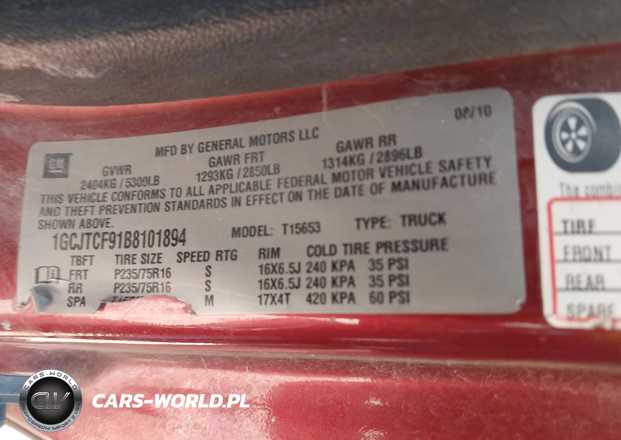 2011 Chevrolet Colorado 1Lt VIN:1GCJTCF91B8101894 - 9