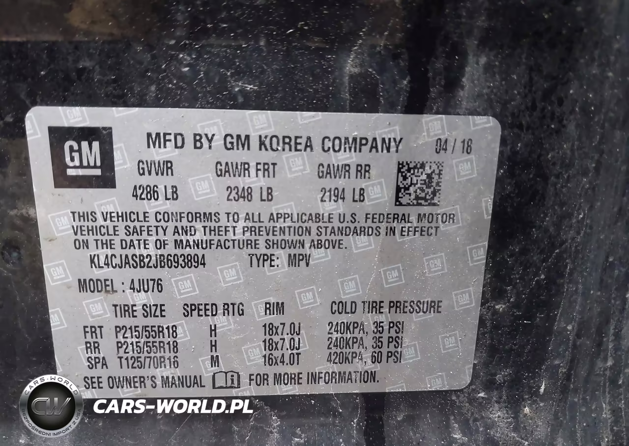 2018 Buick Encore Preferred VIN:KL4CJASB2JB693894 - 9