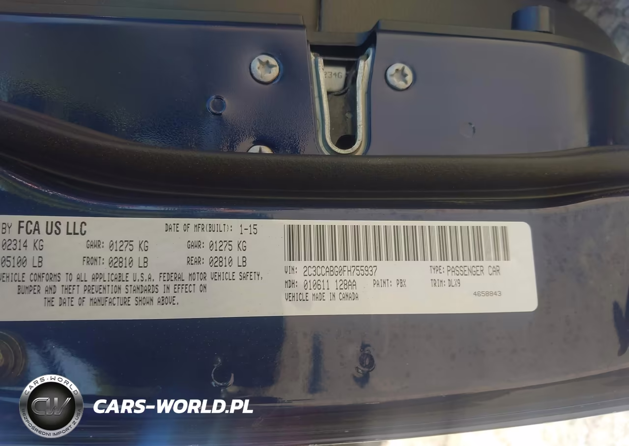 2015 Chrysler 300 300S VIN:2C3CCABG0FH755937 - 9