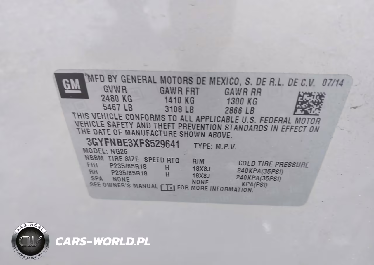 2015 Cadillac Srx Luxury Collection VIN:3GYFNBE3XFS529641 - 9