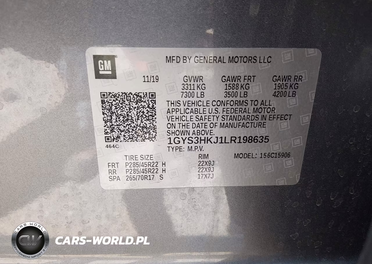 2020 Cadillac Escalade Esv 2Wd Luxury VIN:1GYS3HKJ1LR198635 - 9