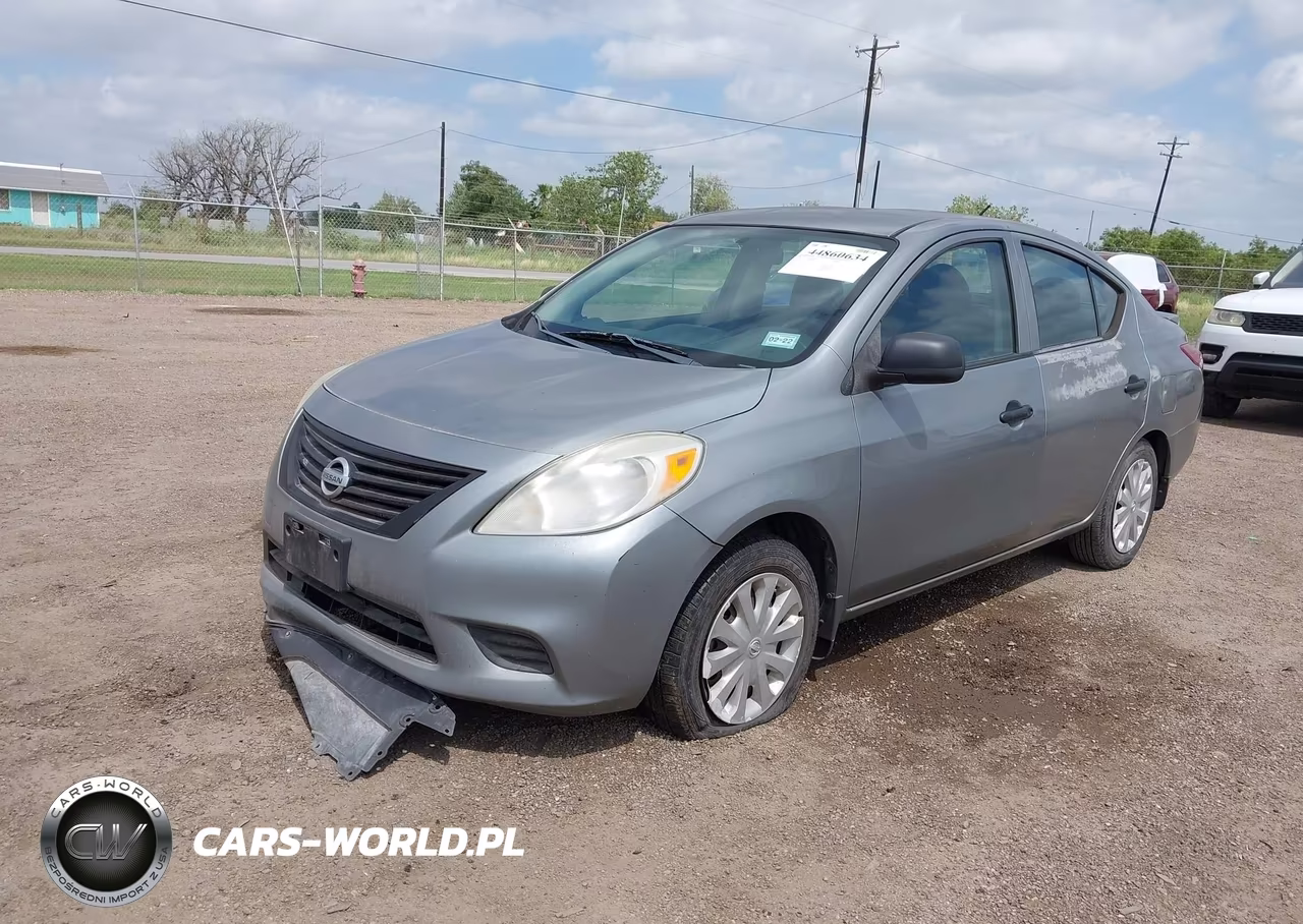 2013 Nissan Versa 1.6 S+ VIN:3N1CN7AP5DL862726 - 2