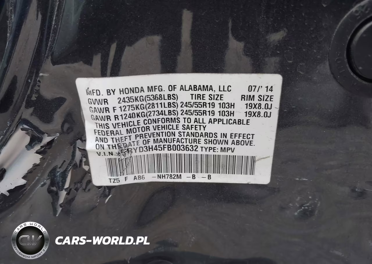 2015 Acura Mdx Technology Package VIN:5FRYD3H45FB003632 - 9