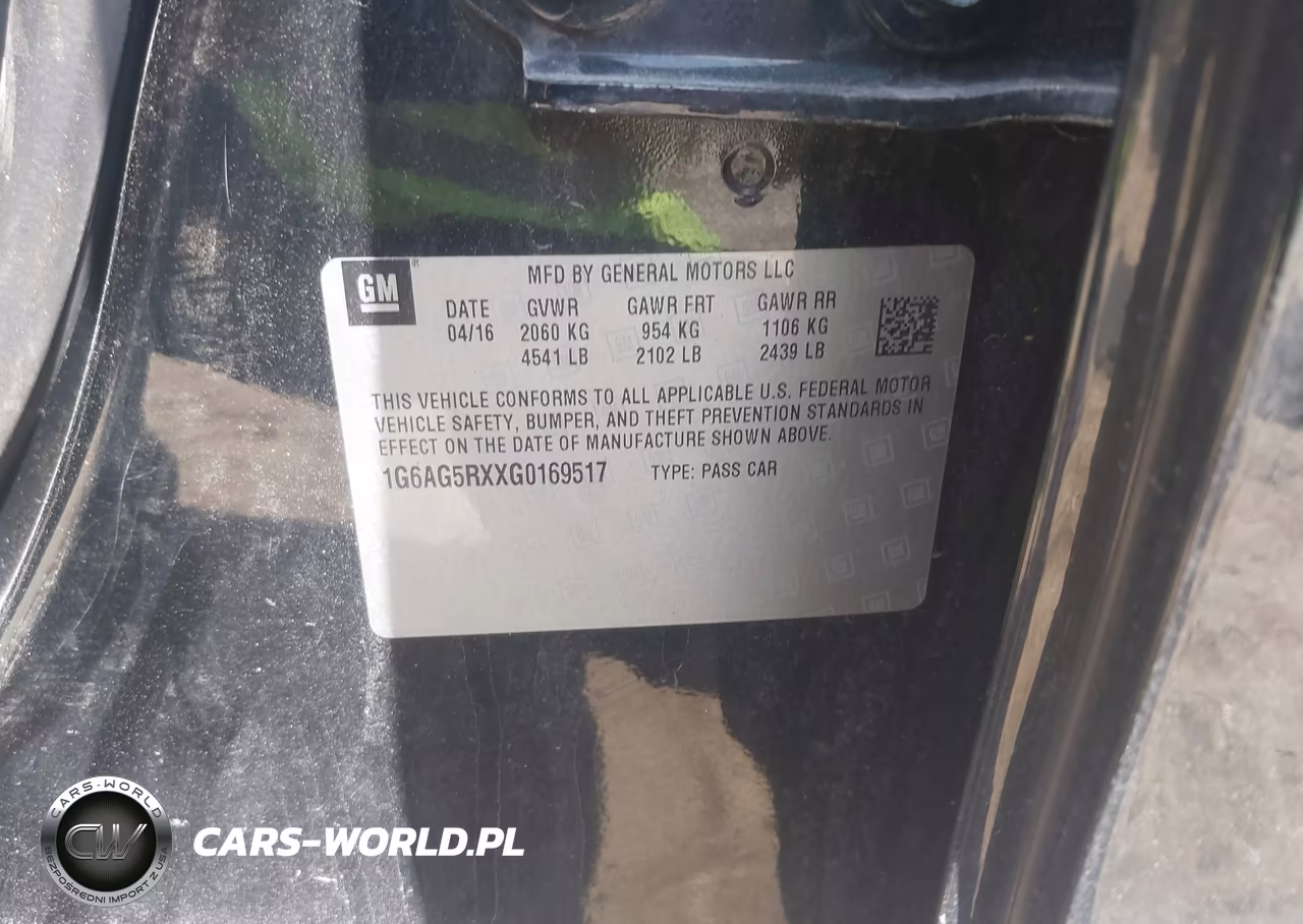 2016 Cadillac Ats Standard VIN:1G6AG5RXXG0169517 - 9