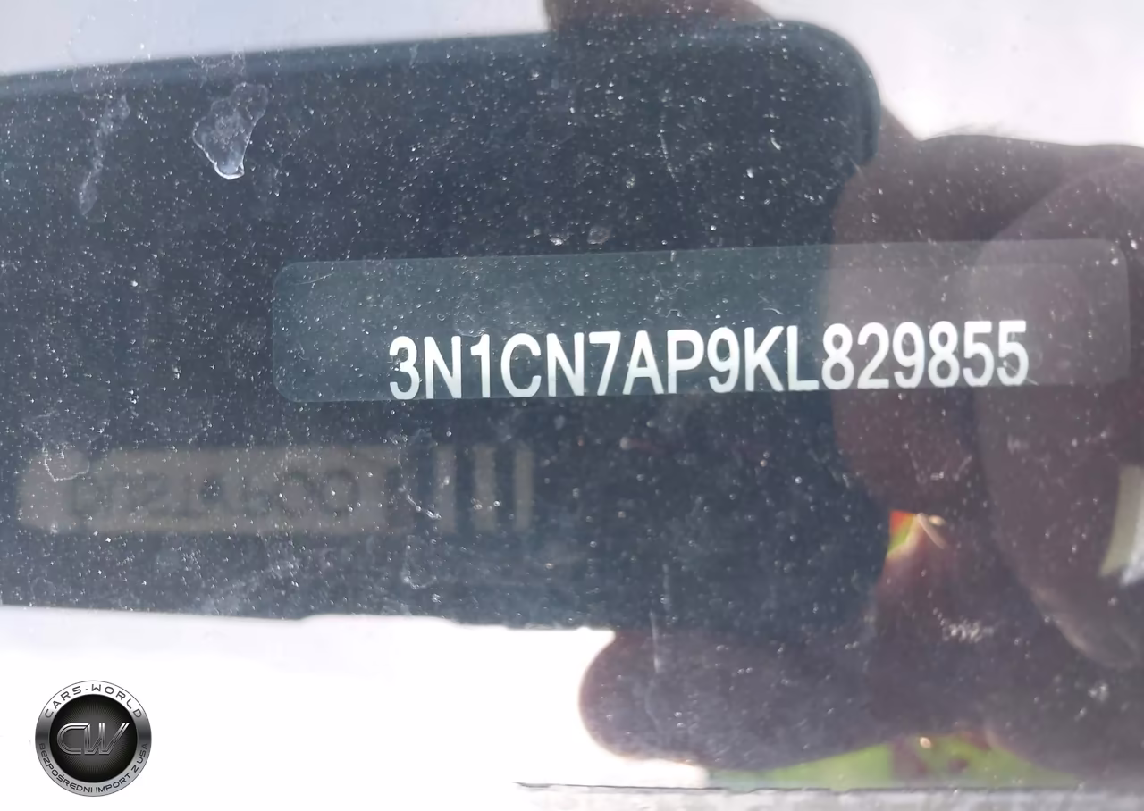 2019 Nissan Versa 1.6 Sv VIN:3N1CN7AP9KL829855 - 9