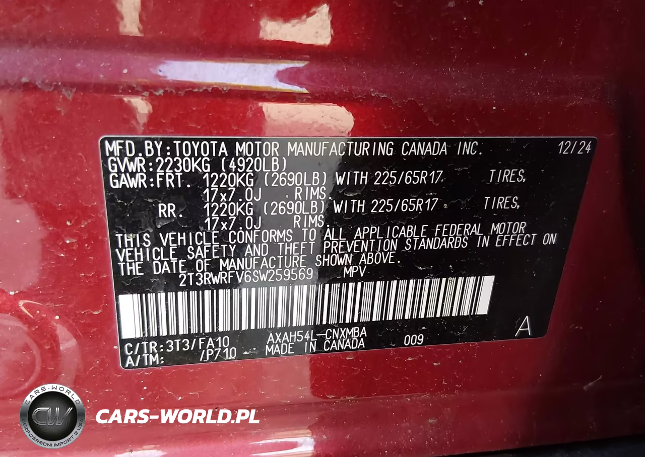 2025 Toyota Rav4 Hybrid Xle VIN:2T3RWRFV6SW259569 - 9