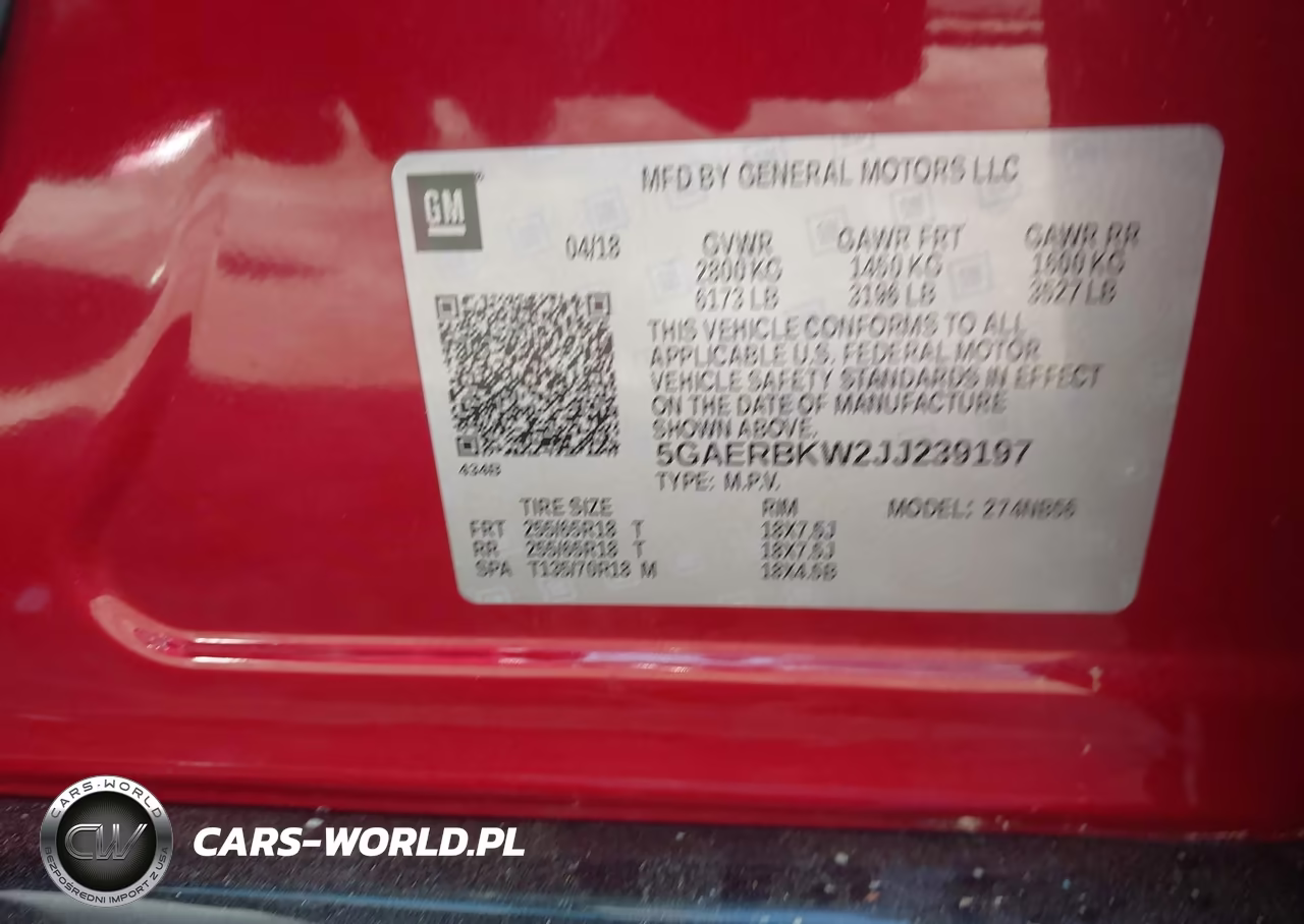 2018 Buick Enclave Essence VIN:5GAERBKW2JJ239197 - 9