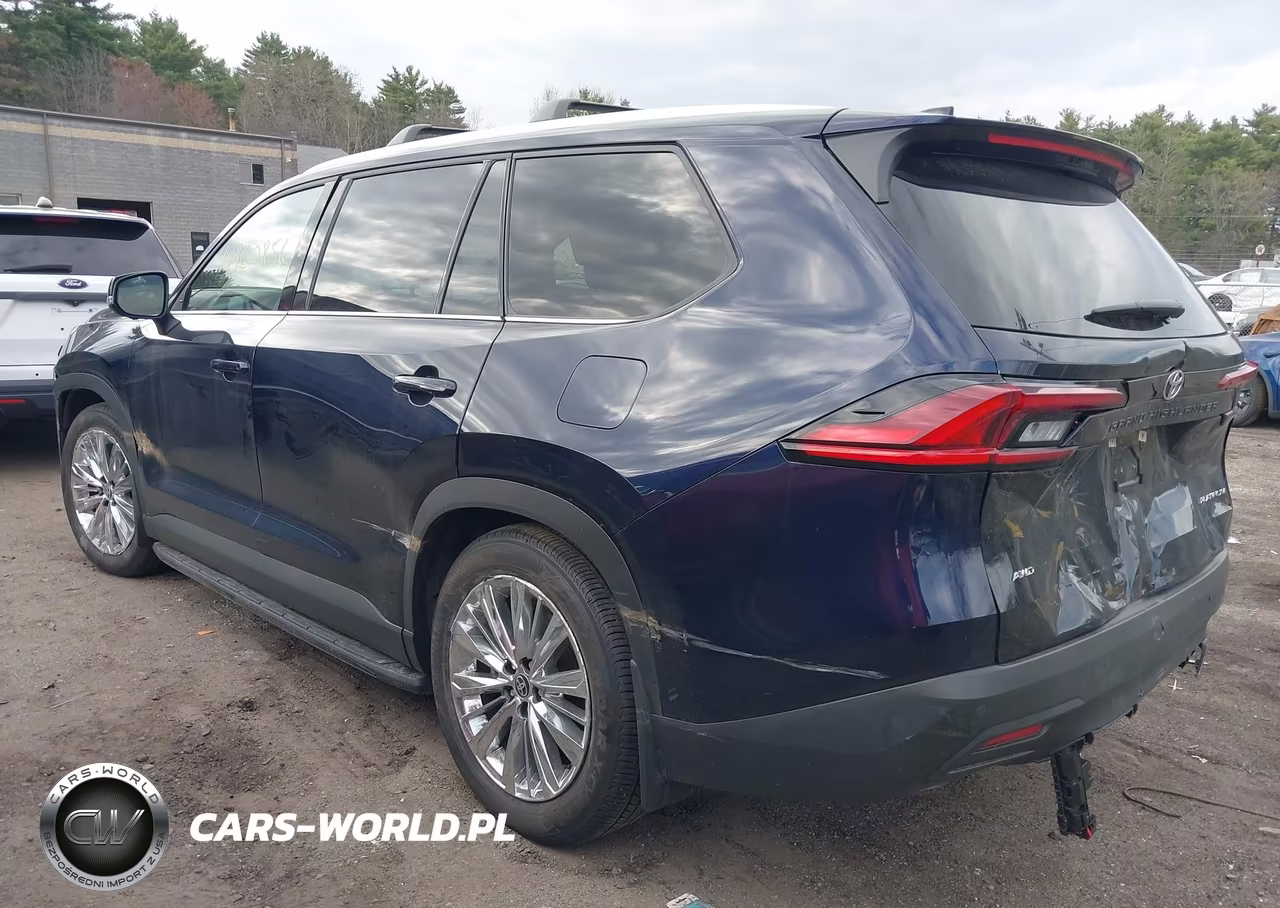 2025 Toyota Grand Highlander Platinum VIN:5TDAAAB59SS098476 - 3