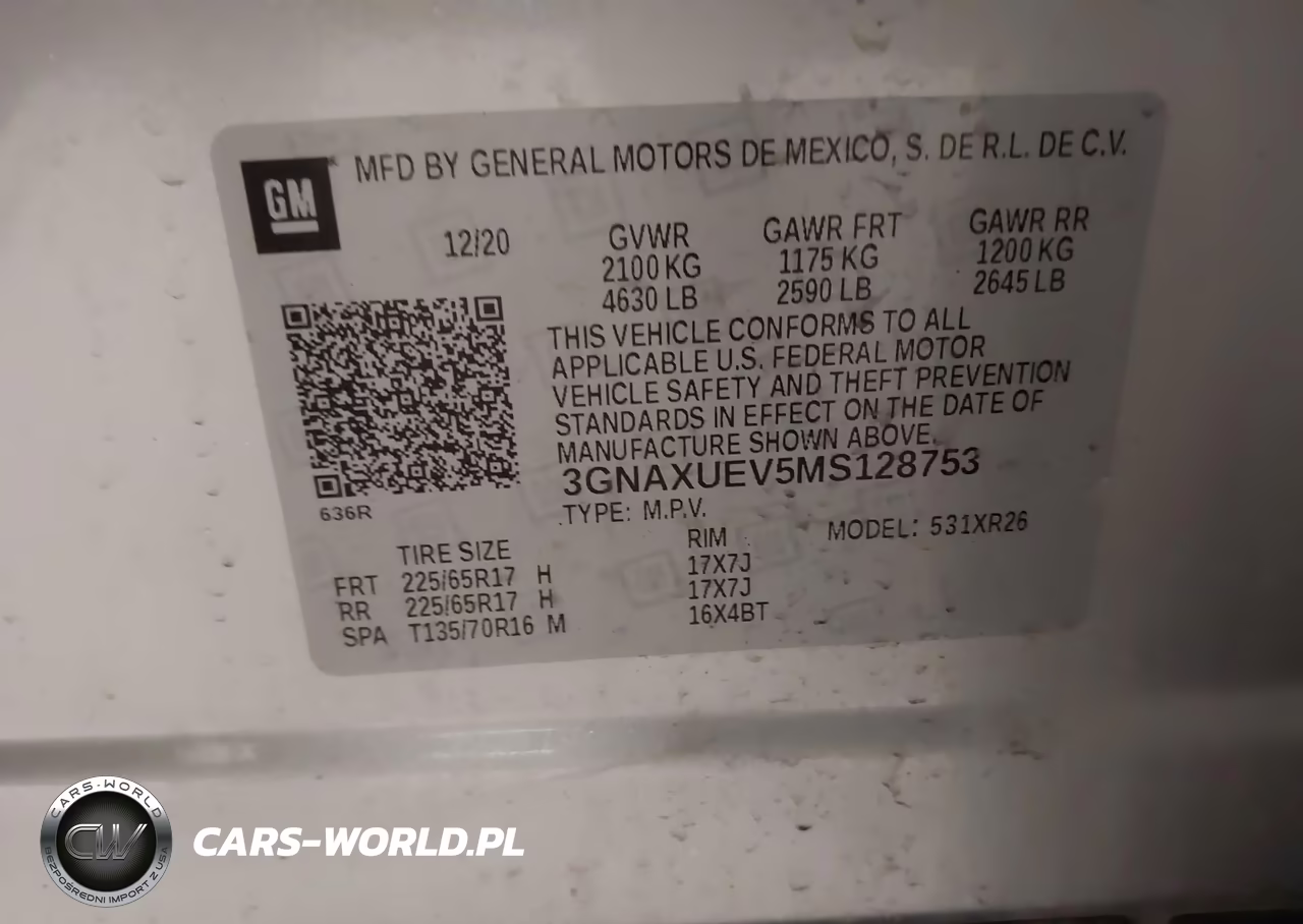 2021 Chevrolet Equinox Awd Lt VIN:3GNAXUEV5MS128753 - 9
