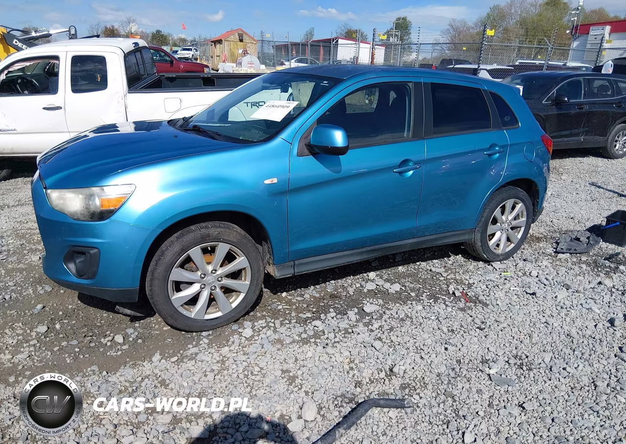 2014 Mitsubishi Outlander Sport Es VIN:4A4AP3AUXEE004496 - 2