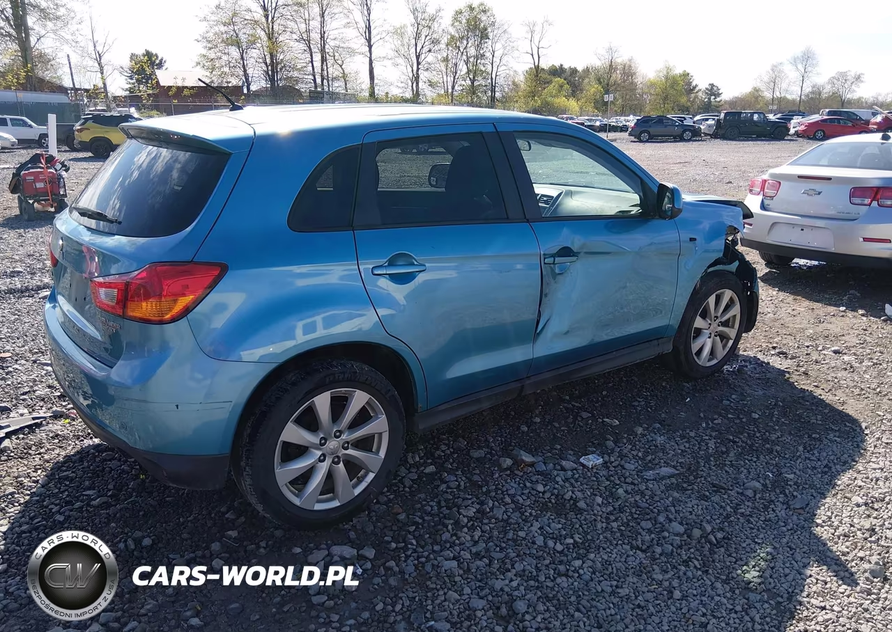 2014 Mitsubishi Outlander Sport Es VIN:4A4AP3AUXEE004496 - 4